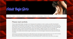Desktop Screenshot of adultbaja.com